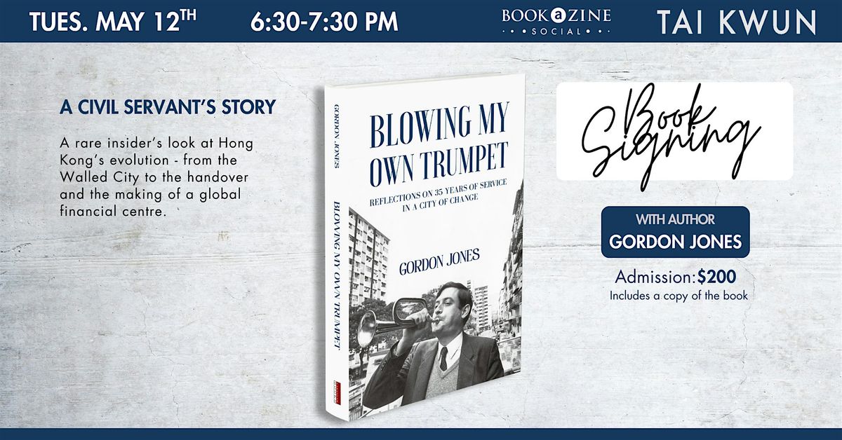 "Blowing My Own Trumpet" Book Signing With Author Gordon Jones