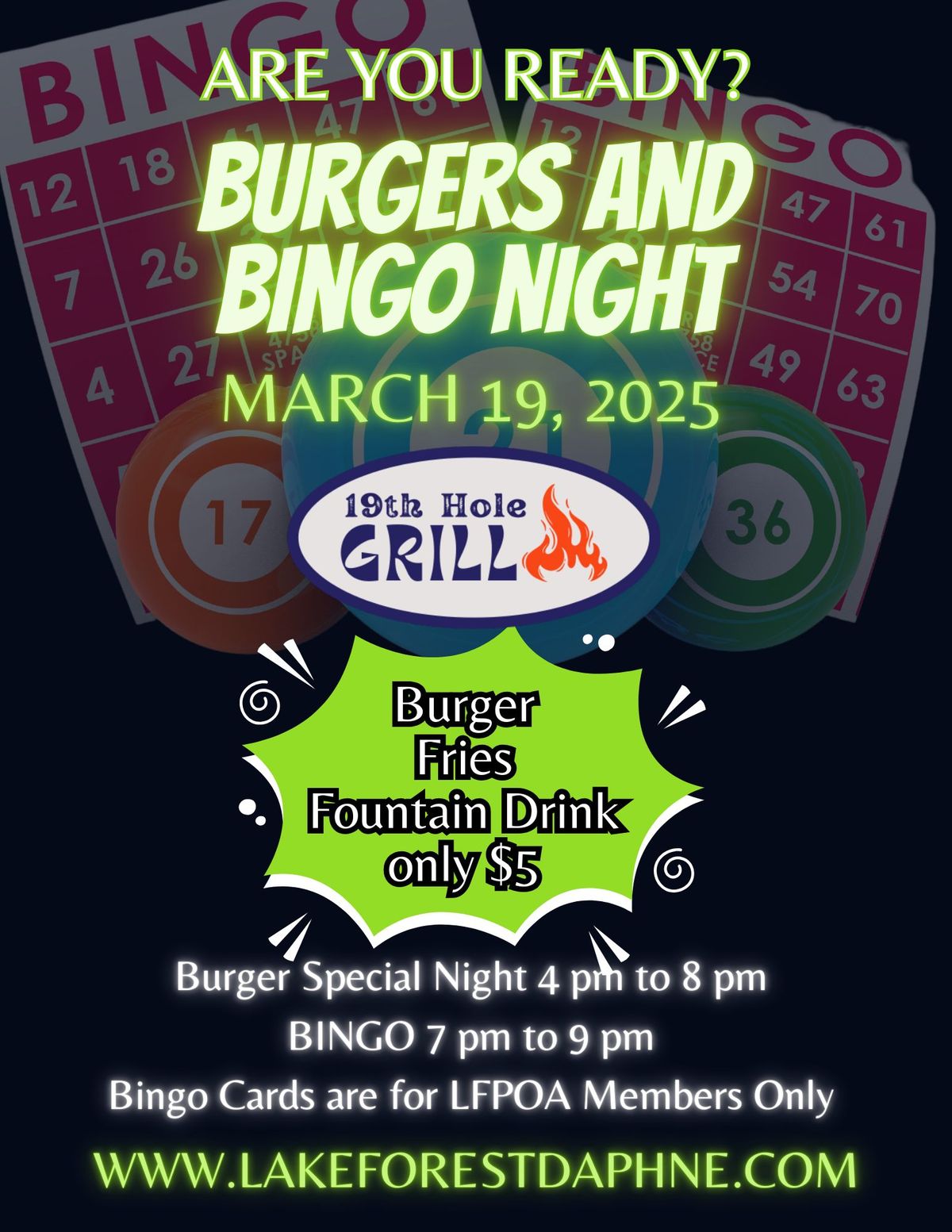 Burgers and Bingo