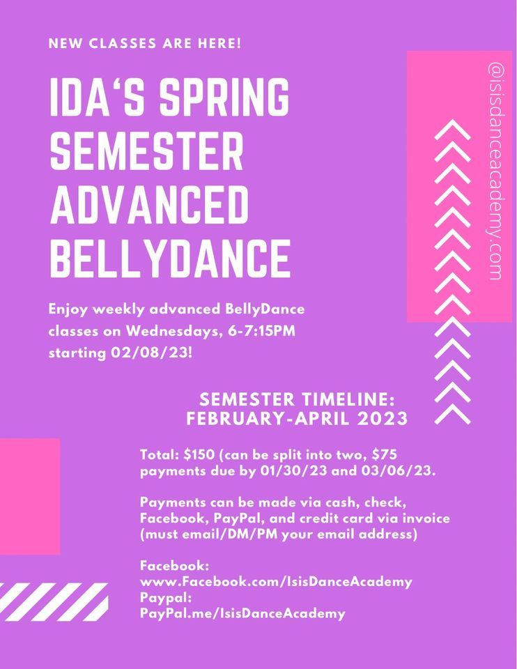 IDA Spring Advanced Bellydance