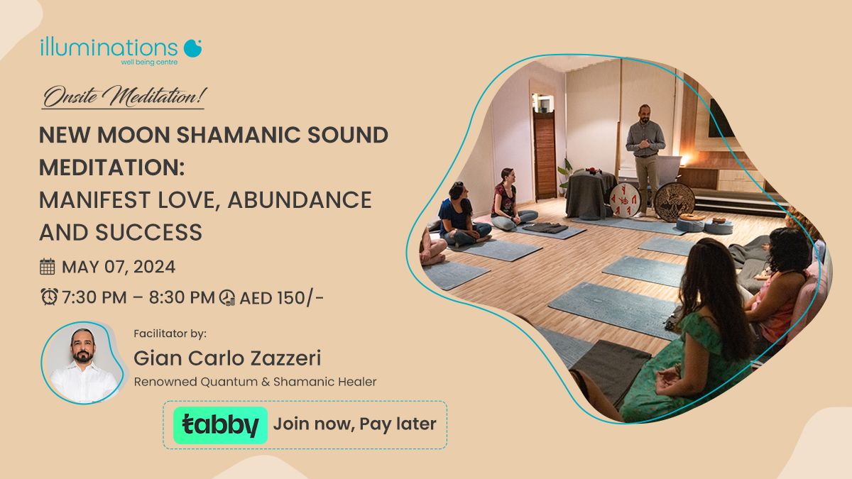 ONSITE: New Moon Shamanic Sound Meditation: Manifest Love, Abundance & Success with Gian Carlo...