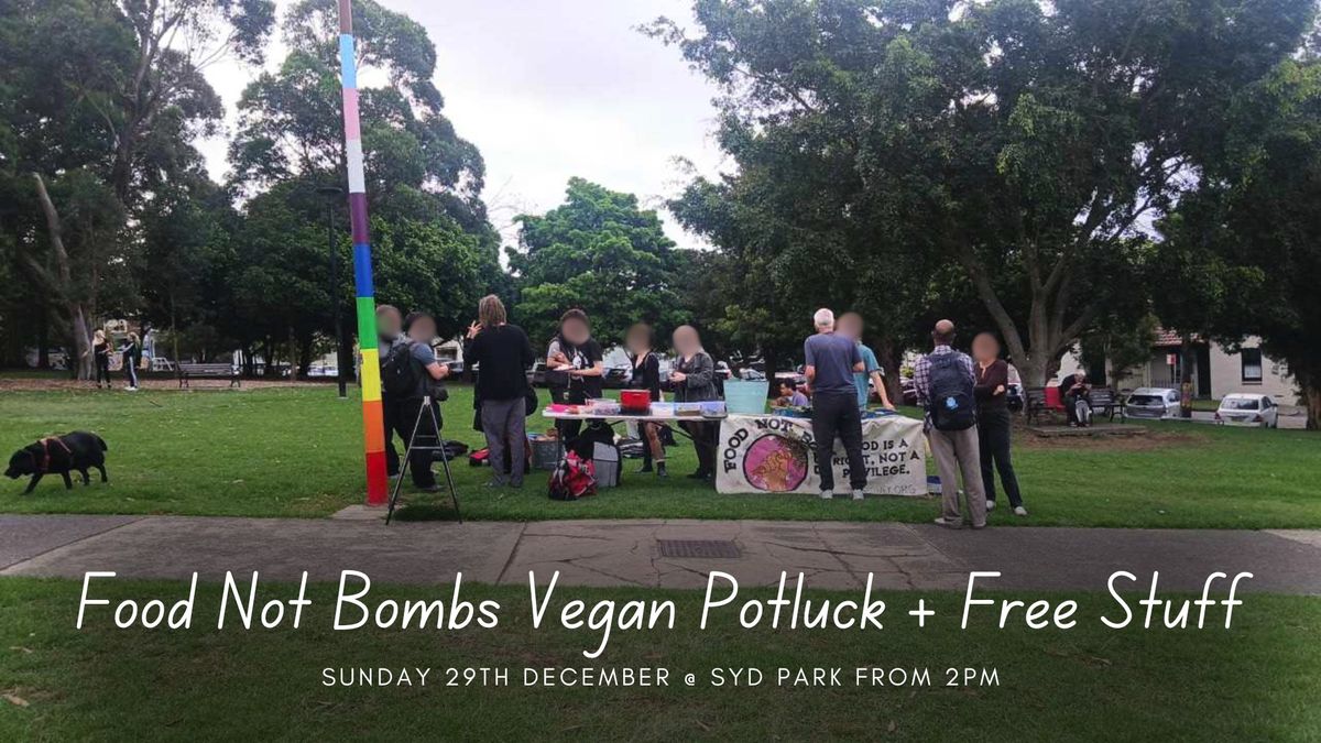 FNB Syd Vegan Potluck + Free Stuff