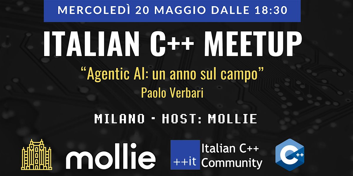 Italian C++ Meetup MILANO Maggio 2026