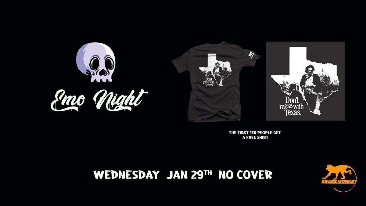 Emo Night  & Free Shirt Giveaway & Emo Karaoke On The Patio