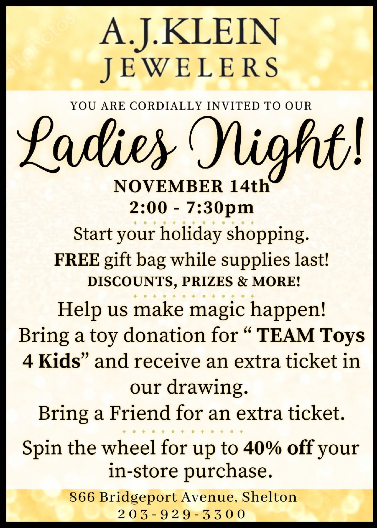 Ladies Night Holiday Wishlist Party