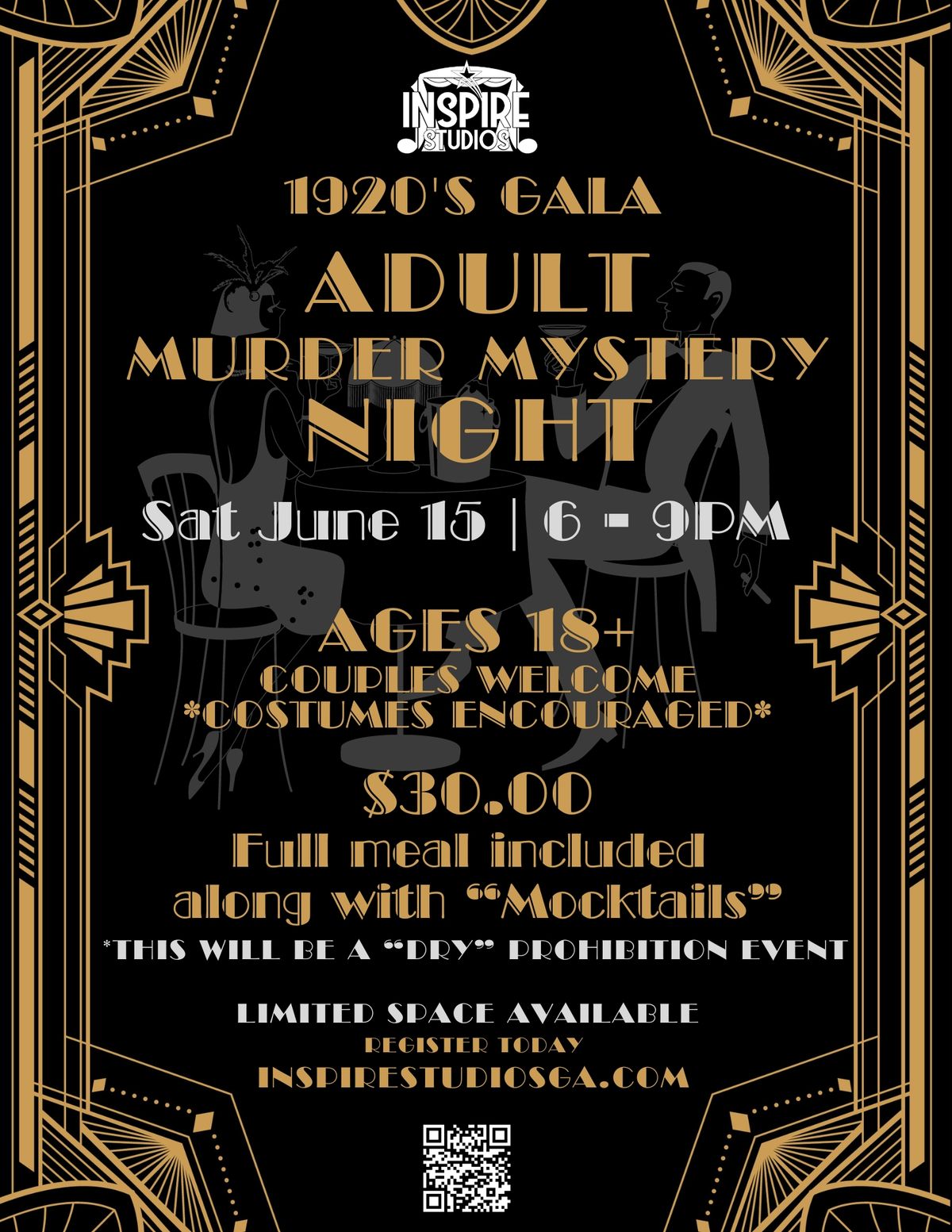1920's Murder Mystery Gala