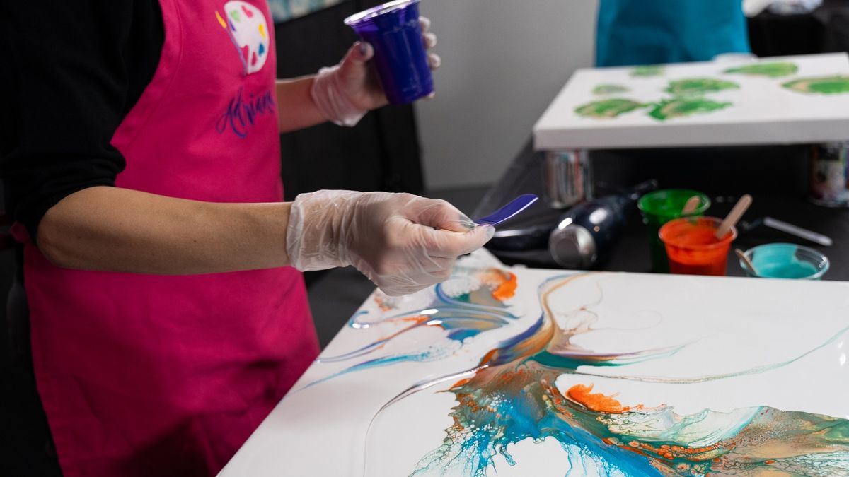 Go With The Flow- All Inclusive Fluid Art Workshop