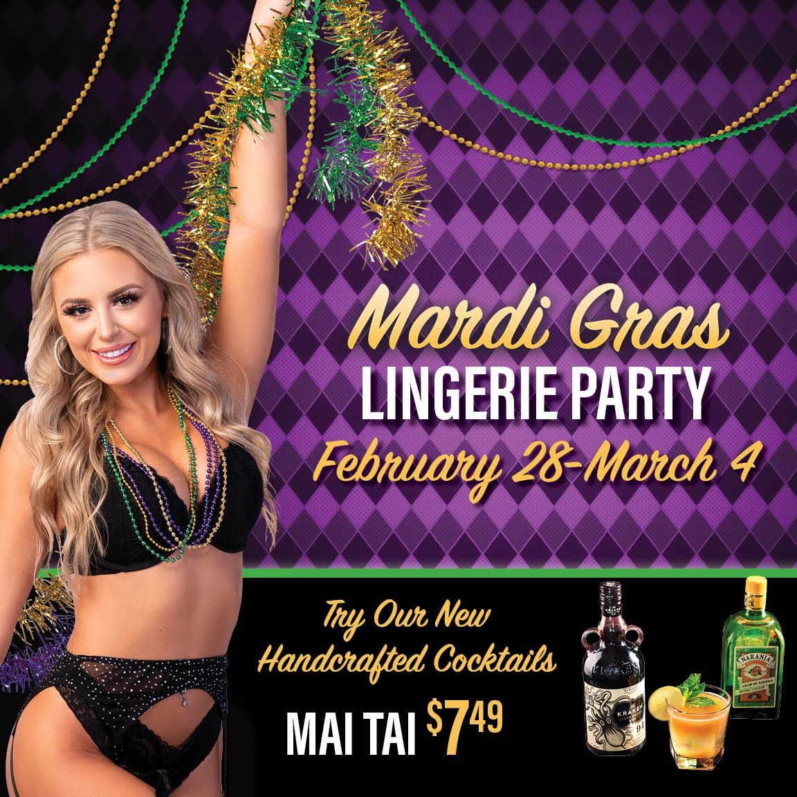 MARDI GRAS LINGERIE PARTY\ud83d\udc9c\ud83d\udc9b\ud83d\udc9a