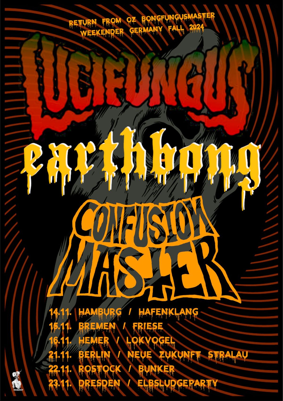 Lucifungus & Earthbong & Confusion Master \/\/ Hamburg - Hafenklang