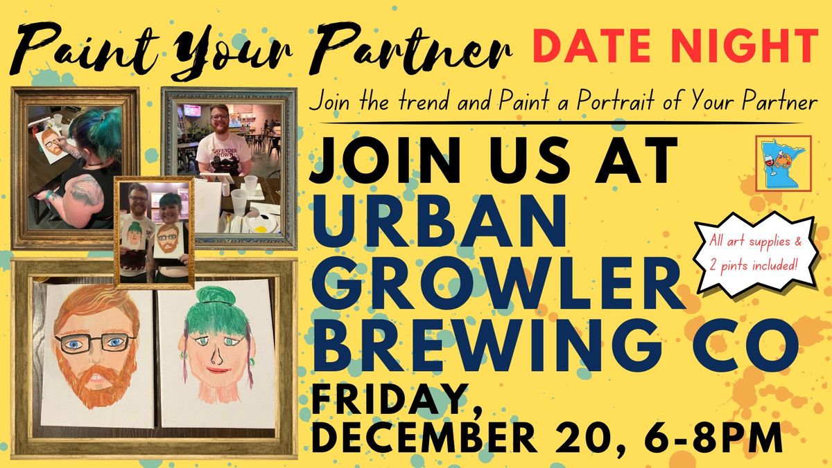 December 20 Paint Your Partner Date Night at Urban Growler Brewing Company