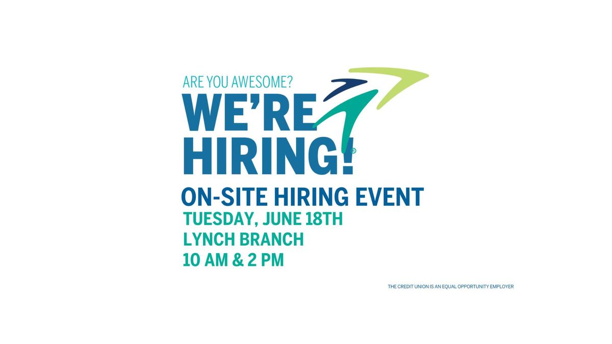 Contact Center Agent Hiring Event