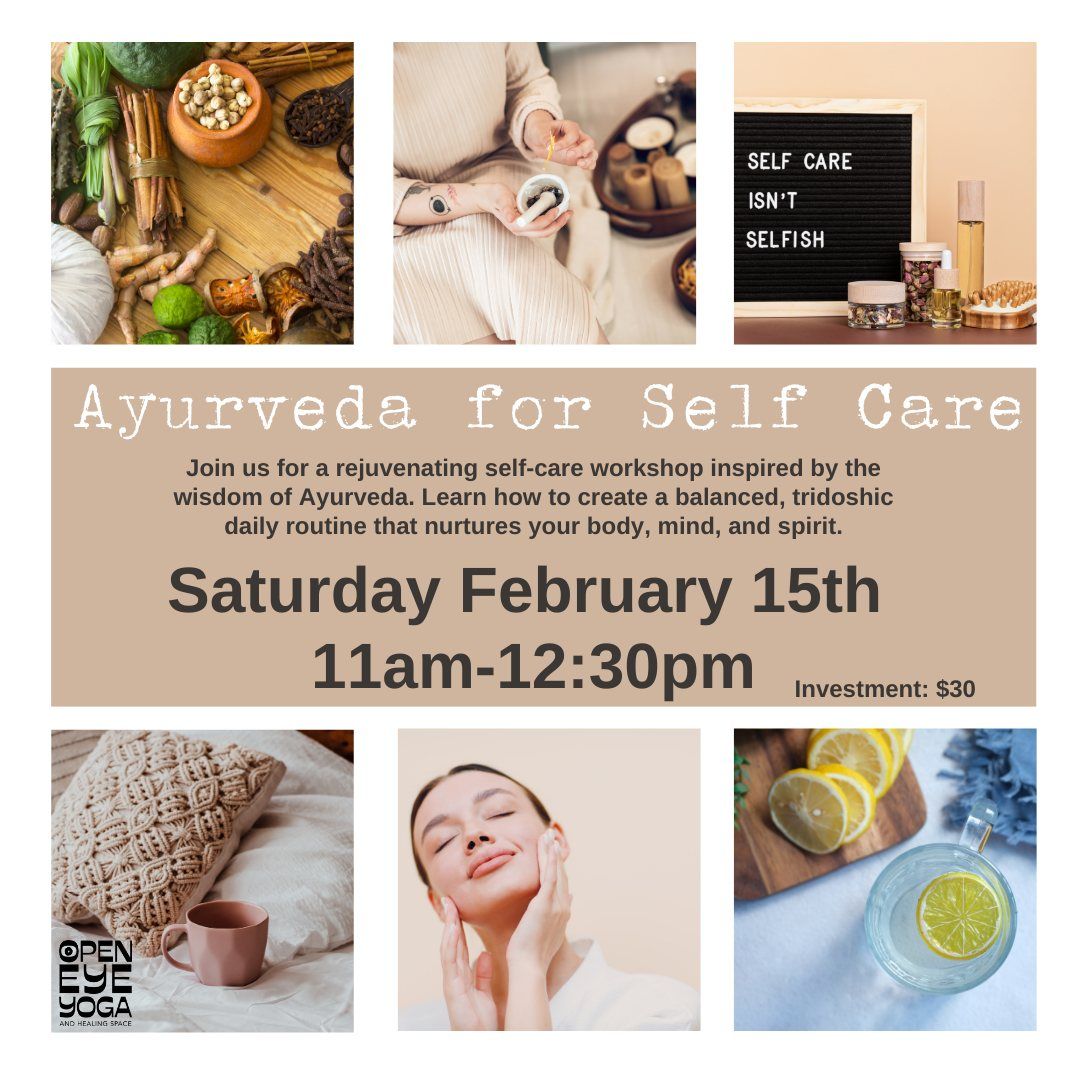 Ayurveda for Self Care