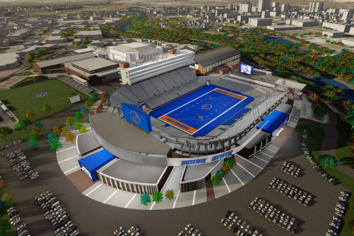 Appalachian State Mountaineers at Boise State Broncos Football at Albertsons Stadium