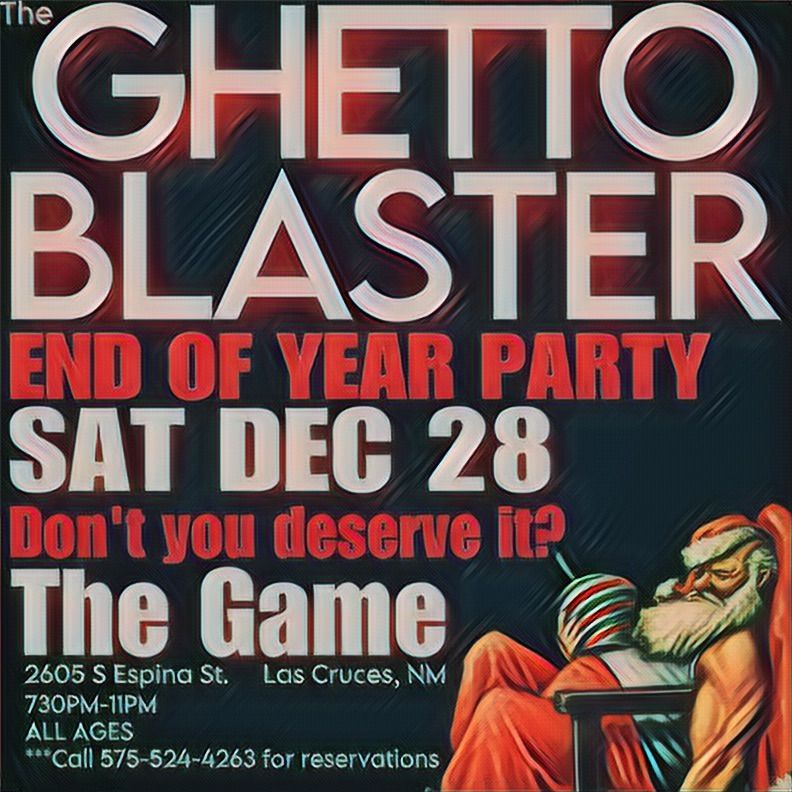 The Ghetto Blaster E. O. Y. Party