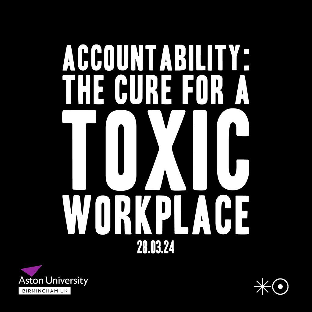 Society Matters: Accountability: A Cure for a Toxic Workplace?
