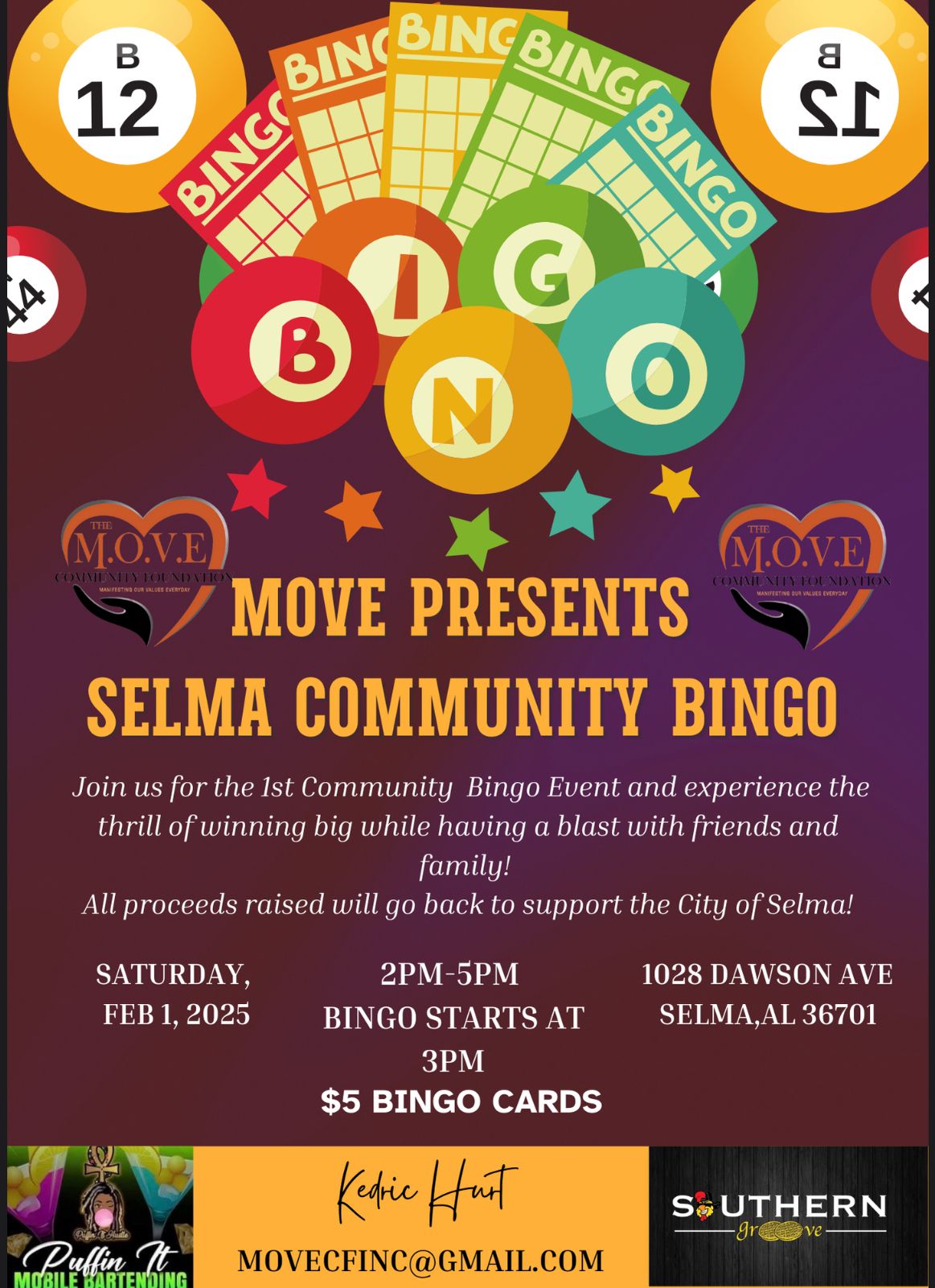 SELMA COMMUNITY BINGO