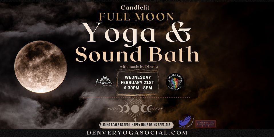 Full Moon -  Candlelit Yoga & Sound Bath with DJ enja