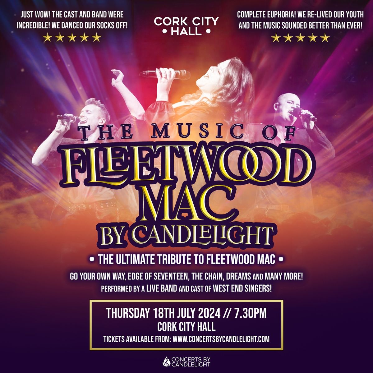 The Music Of Fleetwood Mac By Candlelight At Cork City Hall