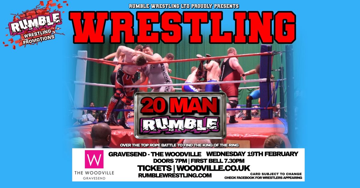 20 MAN WRESTLING RUMBLE HITS WOODVILLE FOR FEBRUARY HALF TERM.