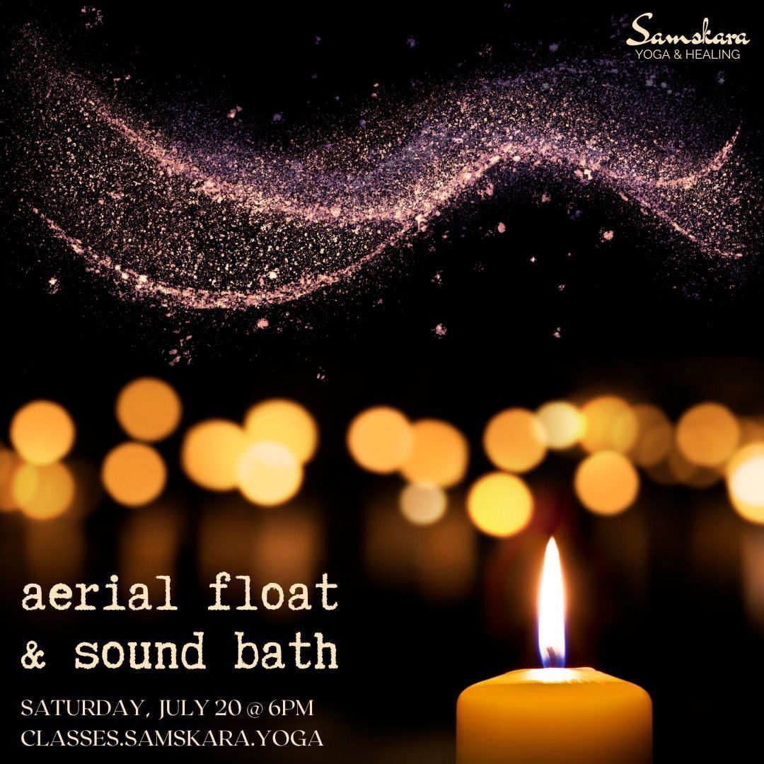 Aerial Float, Guided Relaxation, and Sound Bath Healing