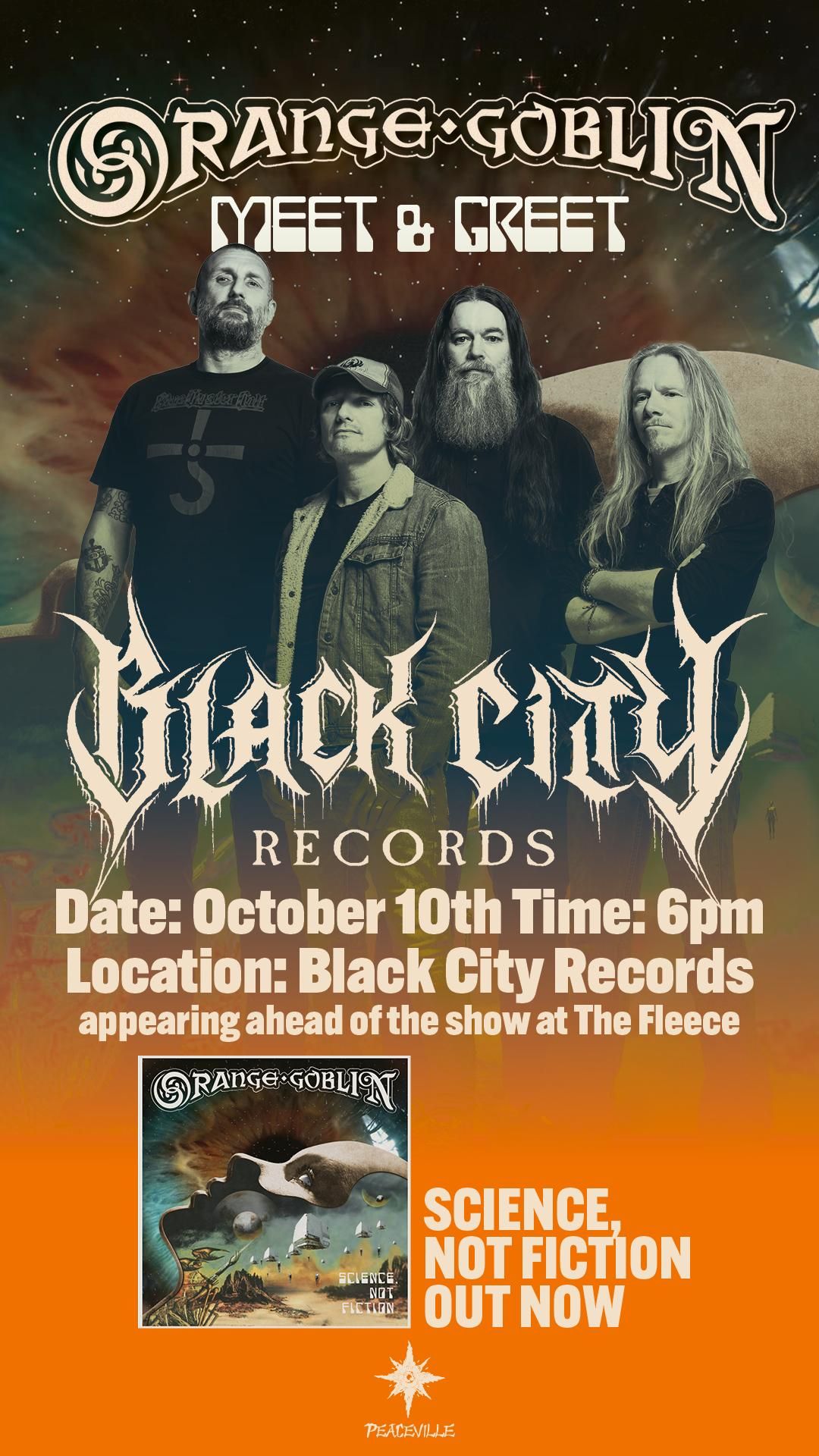 ORANGE GOBLIN - Pre-Show Meet & Greet at Black City Records