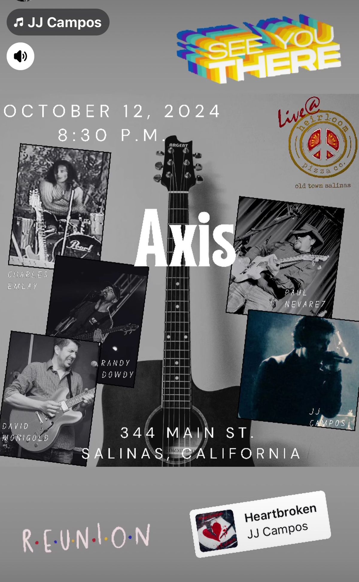 AXIS LIVE AT HEIRLOOM PIZZA