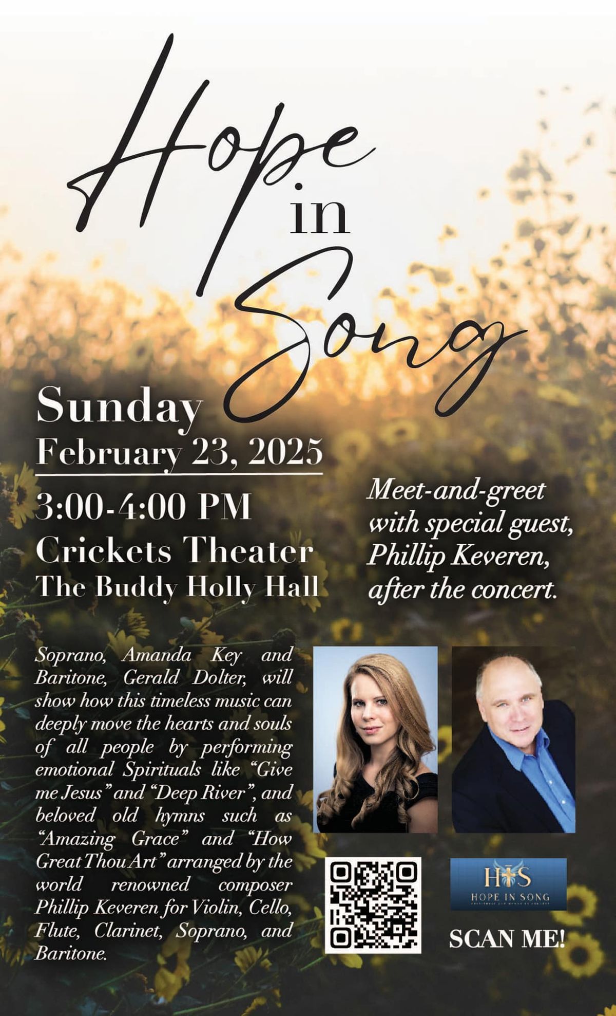 Hope in Song: Spirituals and Hymns in Concert