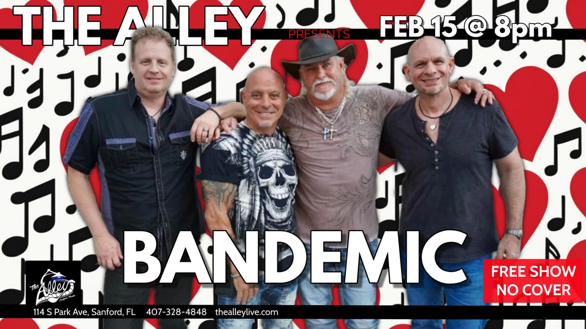 BANDEMIC | Live Music at the Alley & Fuel BBQ in Downtown Sanford