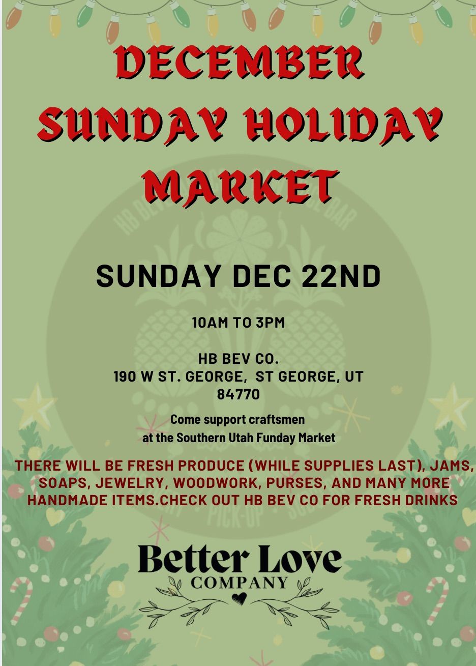 December Holiday Market! Last Market of 2024