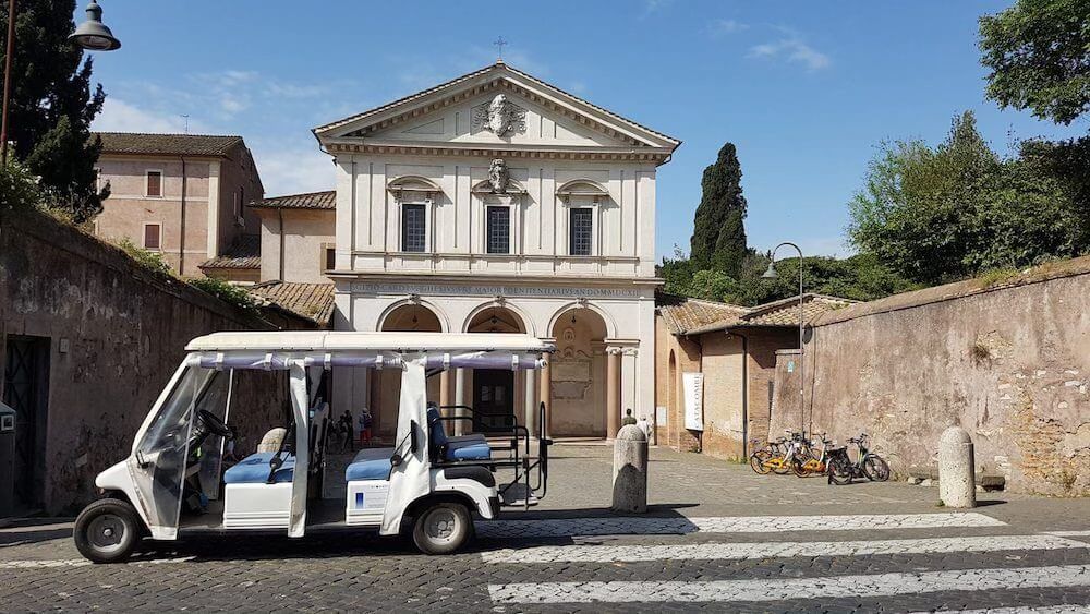 Appian Way & Catacombs Guided Tour by Golf Cart | Shared - Small groups