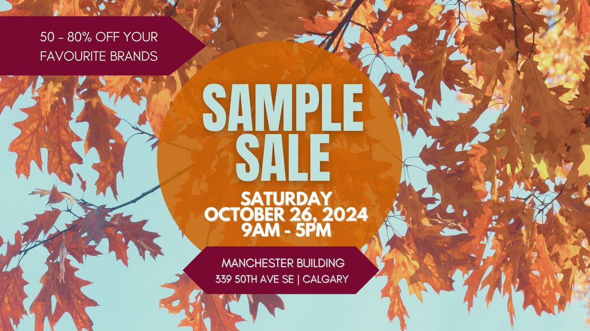 Manchester Sample Sale 