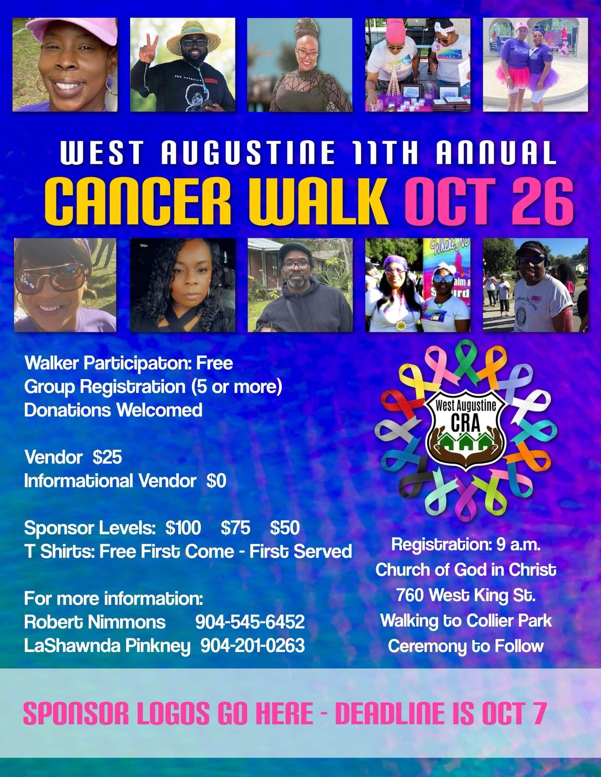 West Augustine Keep Calm & Walk for Cancer 