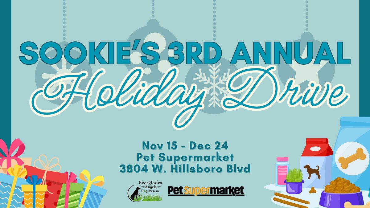 Sookie's 3rd Annual Holiday Drive