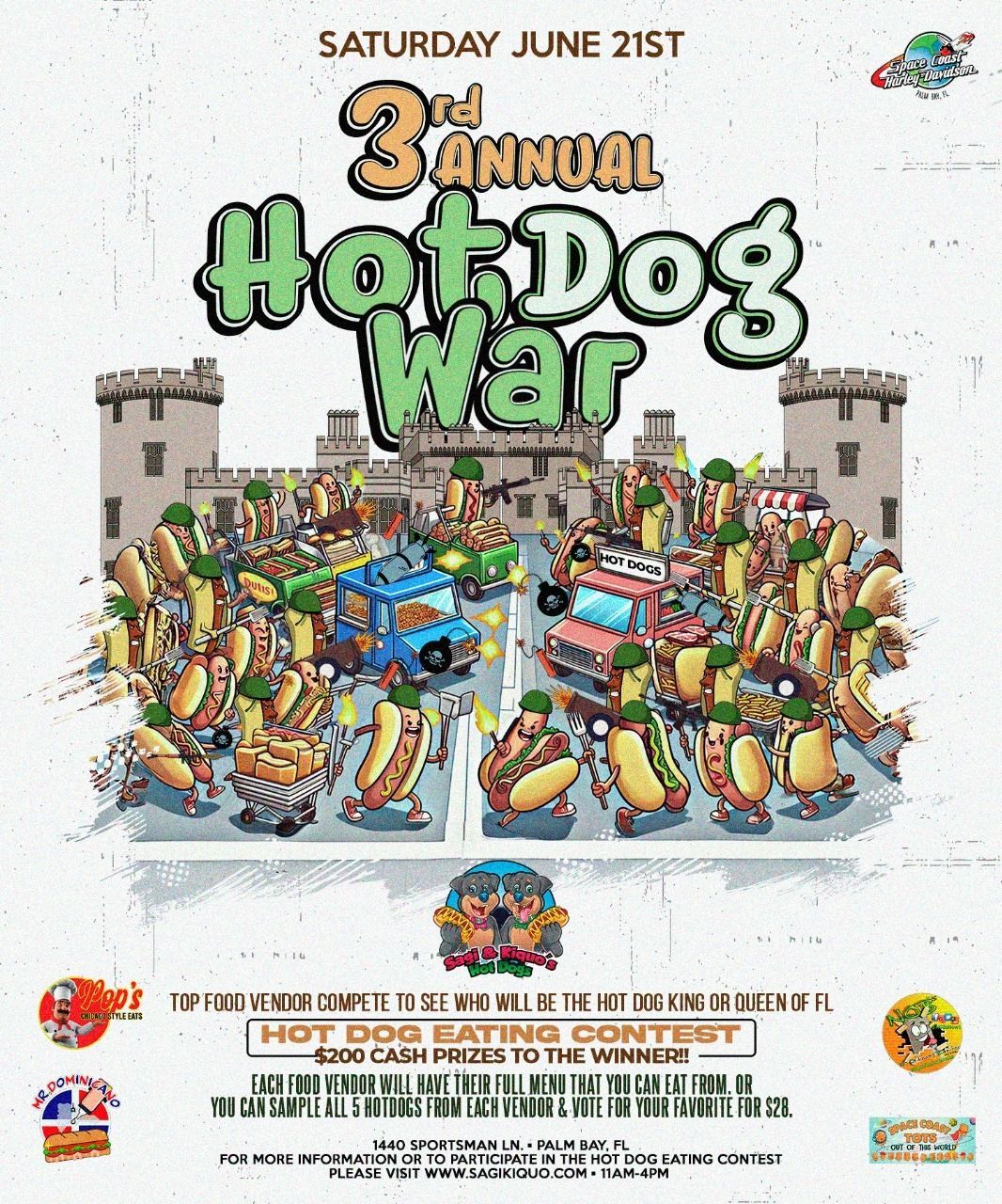 3rd ANNUAL HOT DOG WAR