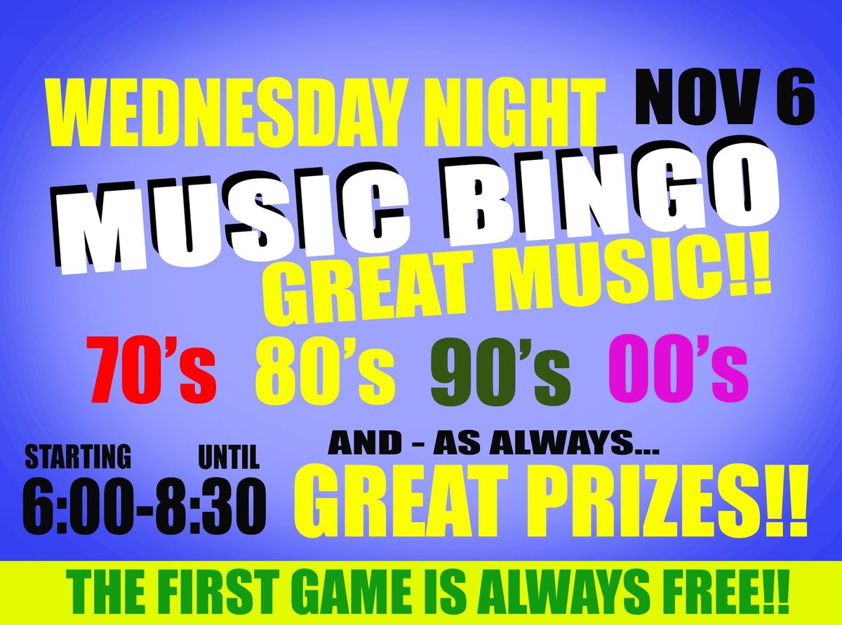 Music Bingo! 