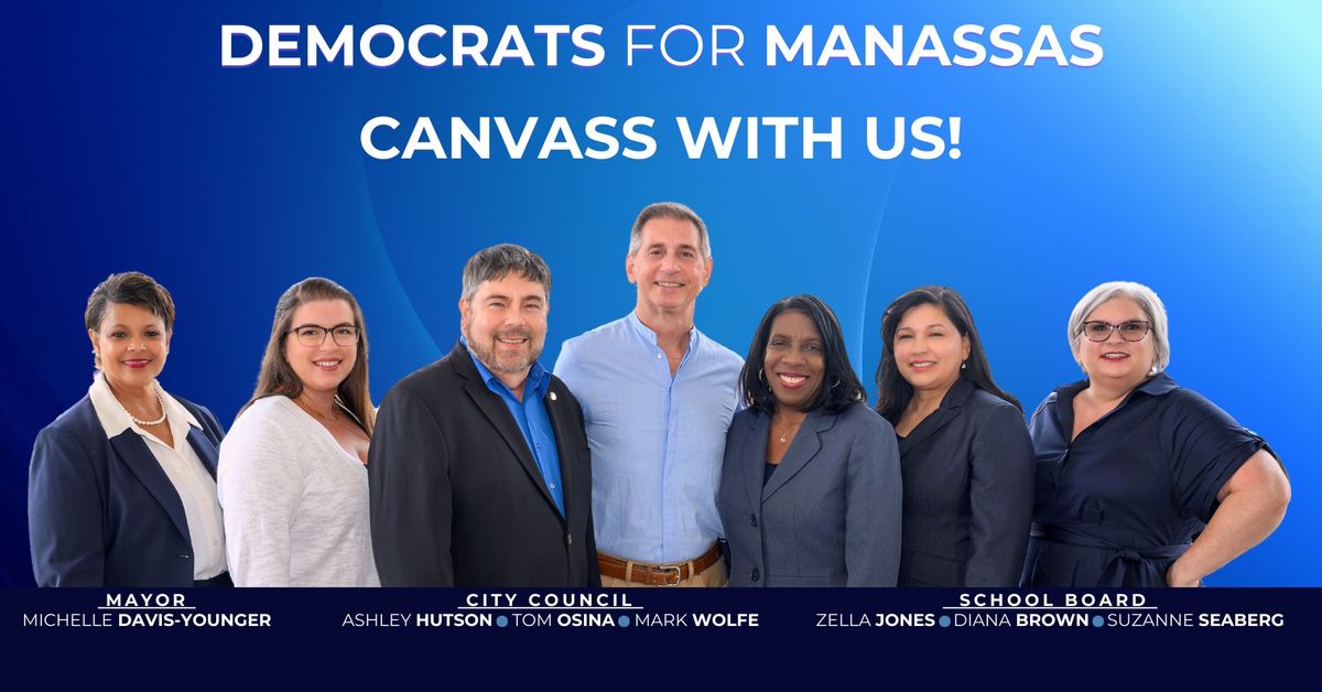 Manassas City - Canvass with Candidates!