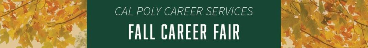 Cal Poly 2024 Fall Career Fair