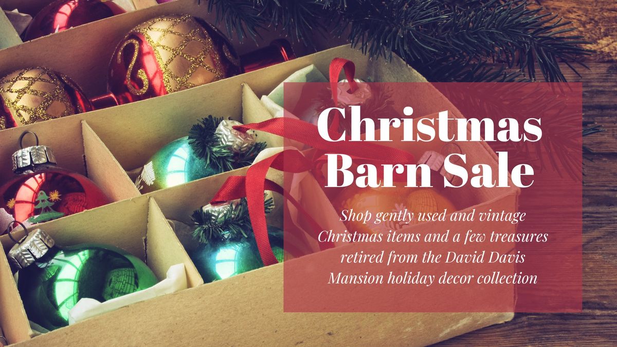 Christmas Barn Sale