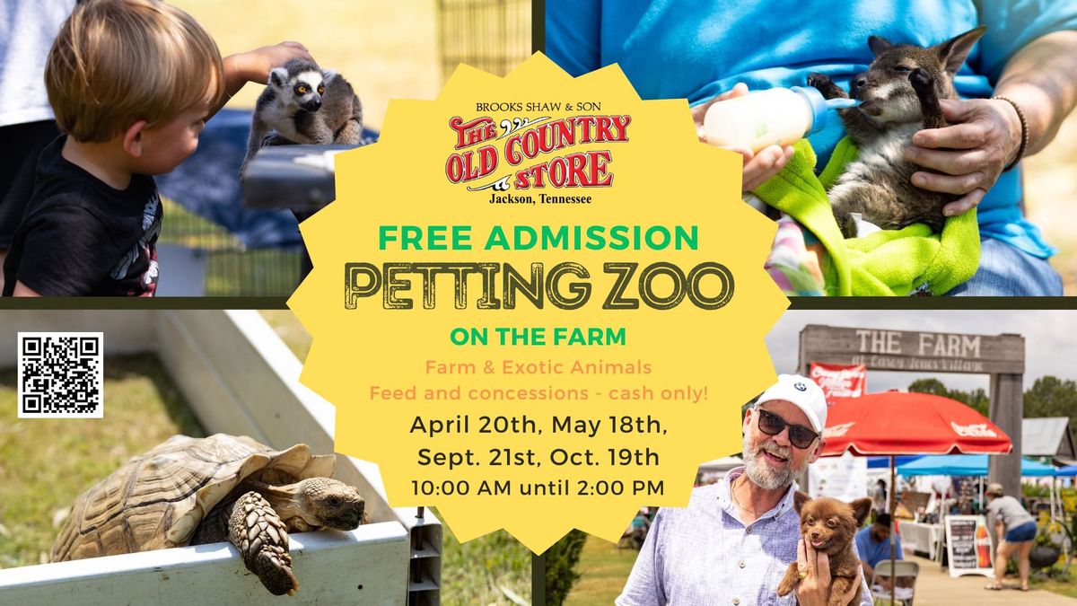 Petting Zoo on The Farm!