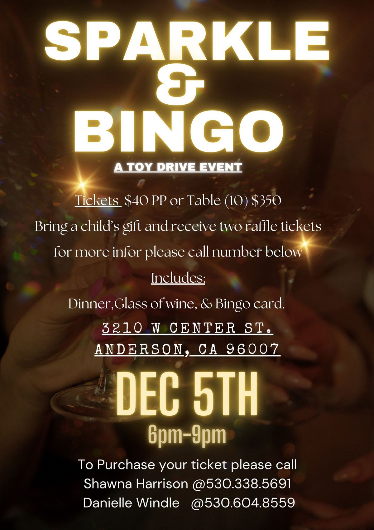 Sparkle & Bingo: A Toy Drive Fundraiser