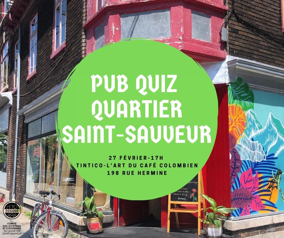 PUB QUIZ \/\/ Saint-Sauveur Solidaire | R\u00e9sistance Locataire