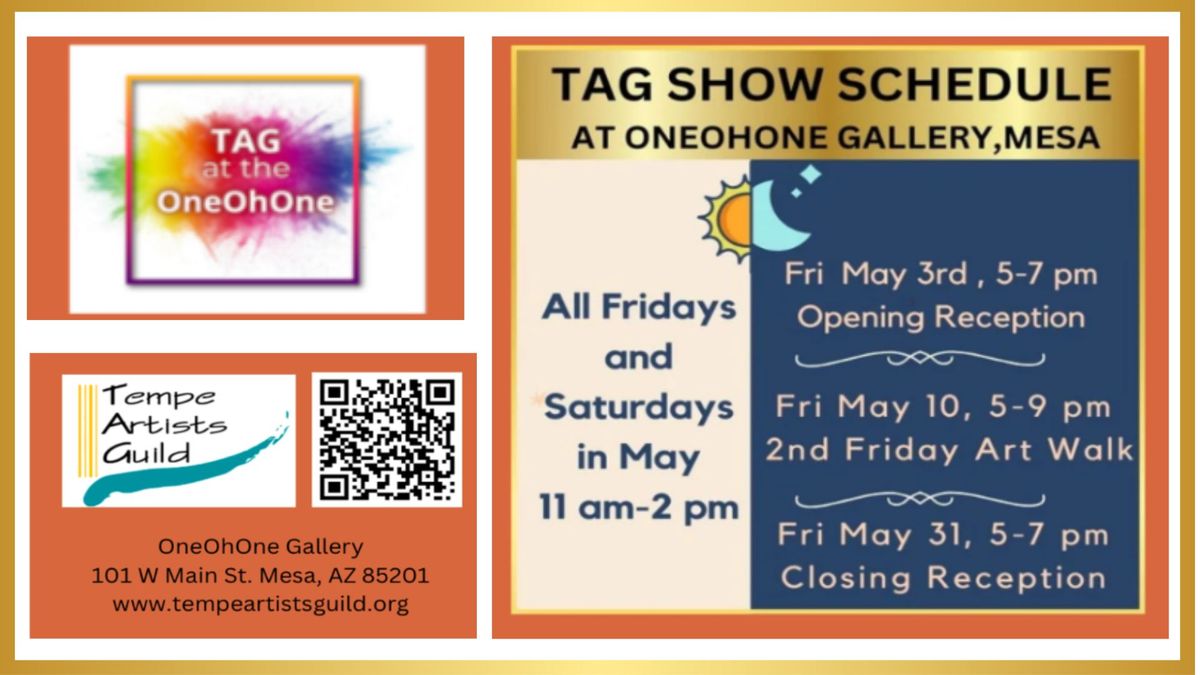 TAG Member Show at OneOhOne Gallery - Second Friday Art Walk 