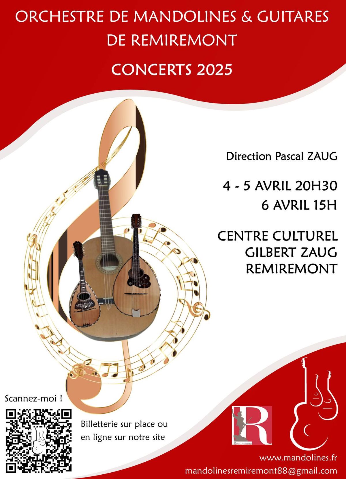 Concerts d'avril 2025