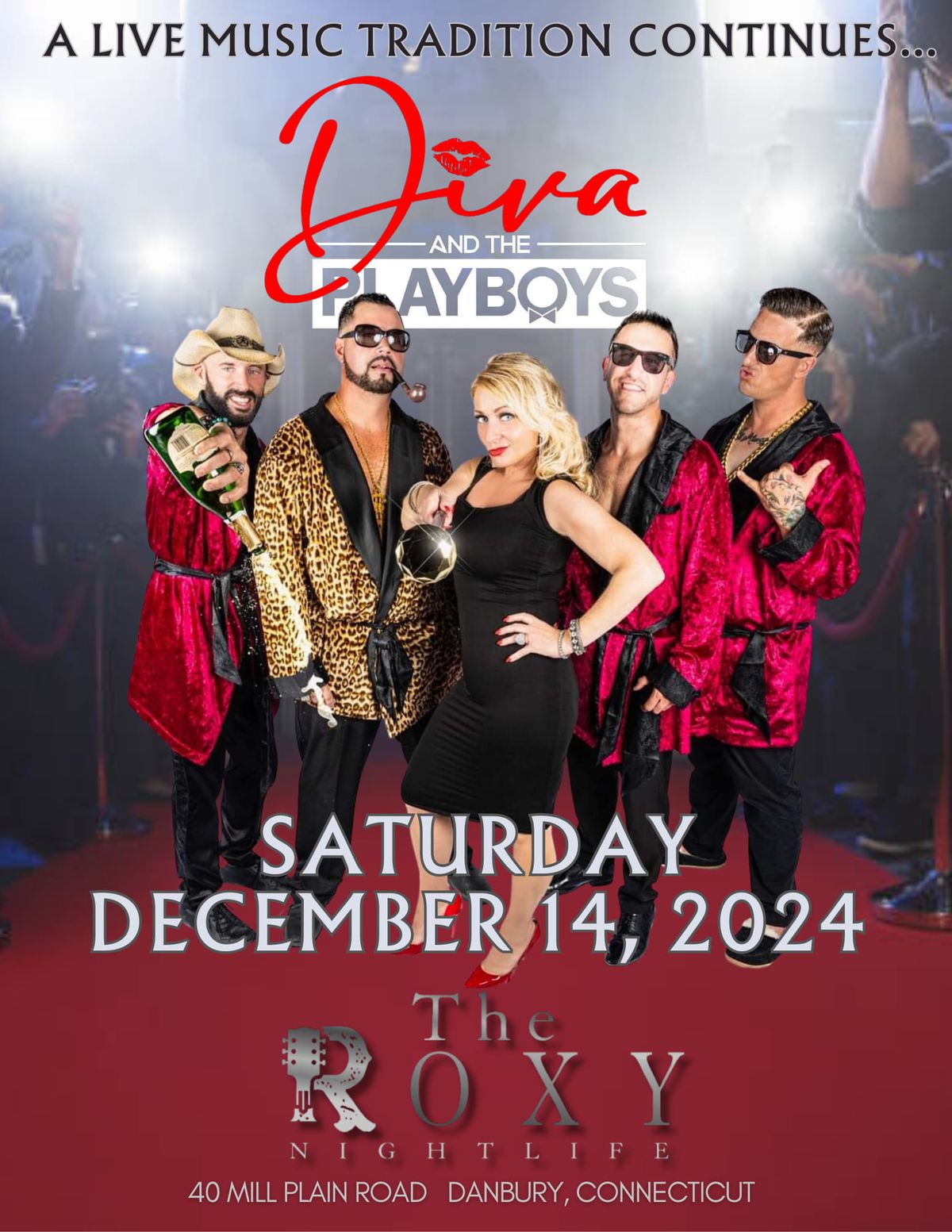 Diva and the Playboys at The Roxy 12\/14\/24!
