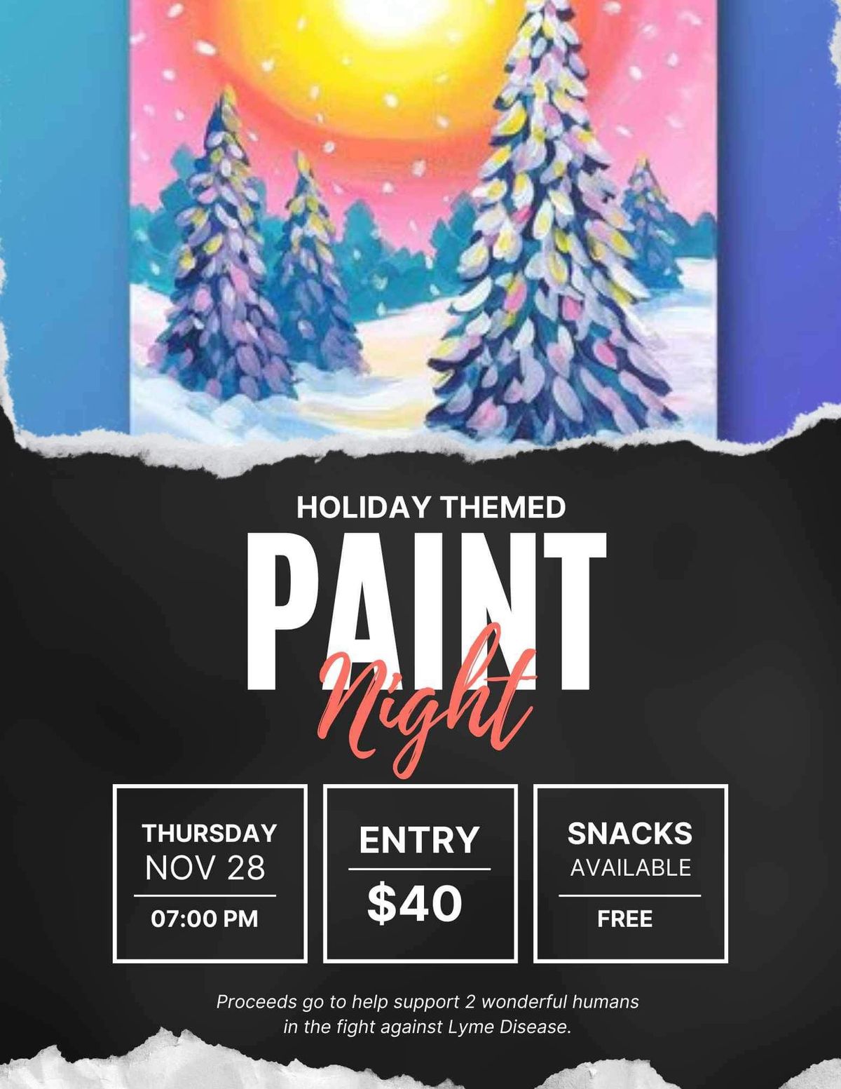 Paint Night Fundraiser