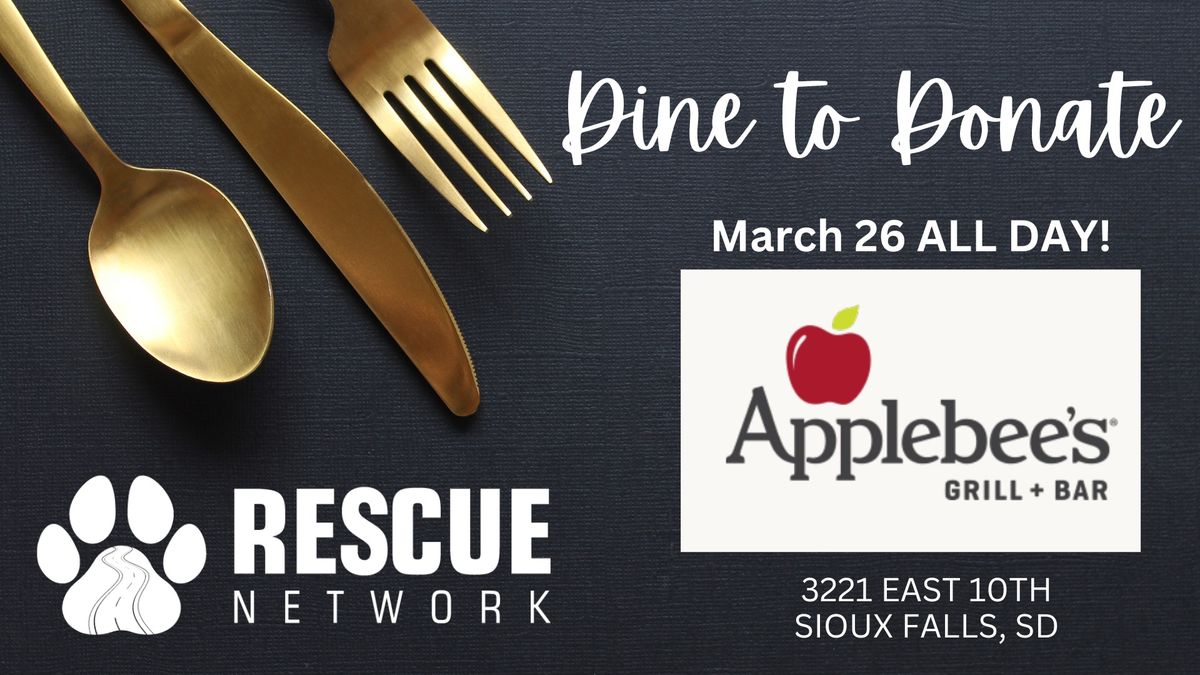 SD Dine to Donate at Applebees Grill & Bar