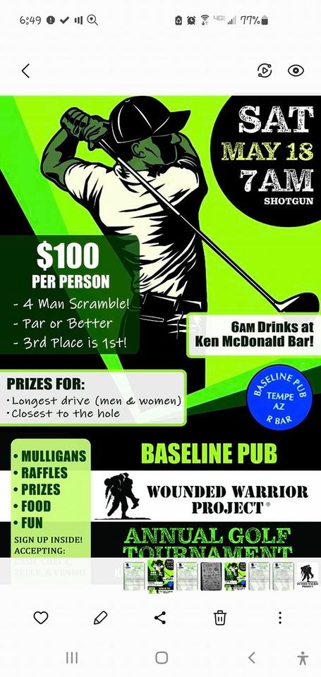 Baseline Pub Annual Golf Tournament
