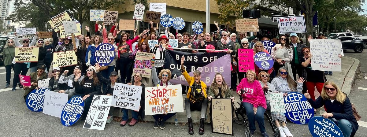 Roe v. Wade Commemoration \/ Reproductive Freedom Visibility Event - St. Pete