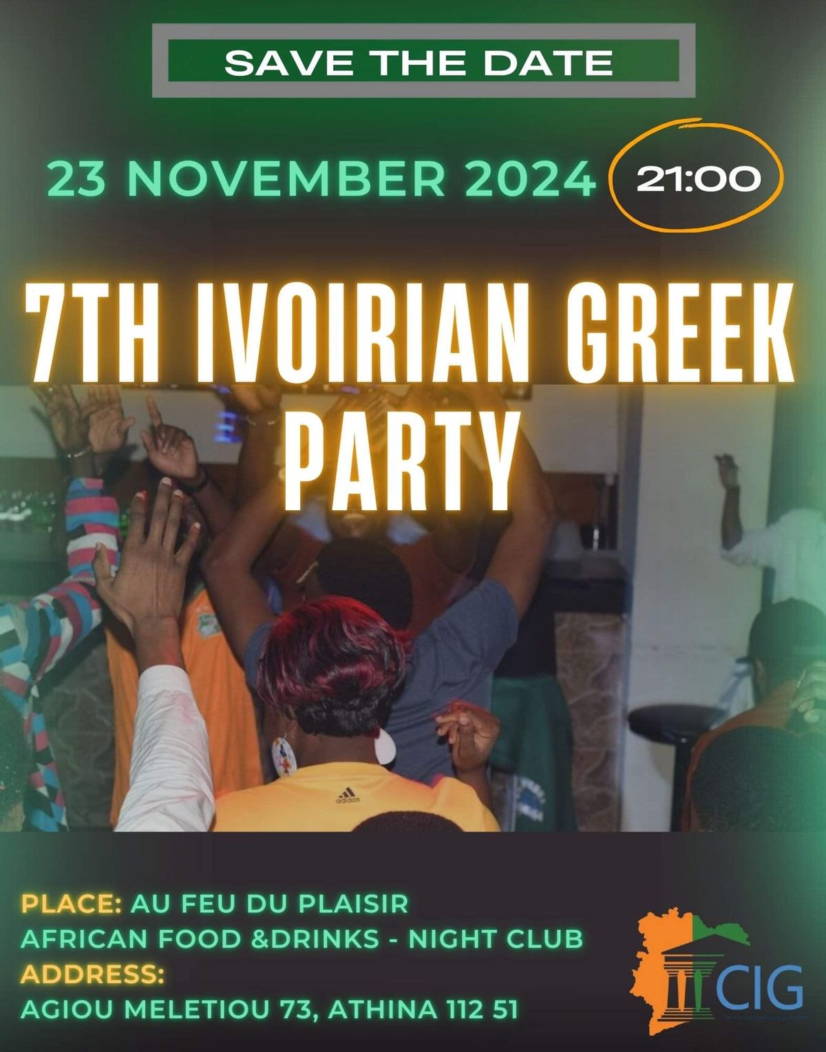 7th Ivorian Greek Party - 7\u00e8me soir\u00e9e Ivoiro Grec 2024