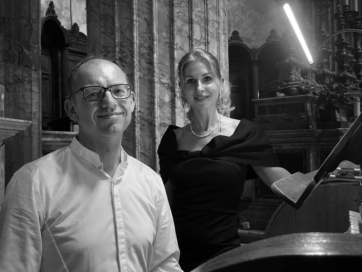 Anastasiia Staroselska & Peter Van de Velde at La Madeleine, Paris.