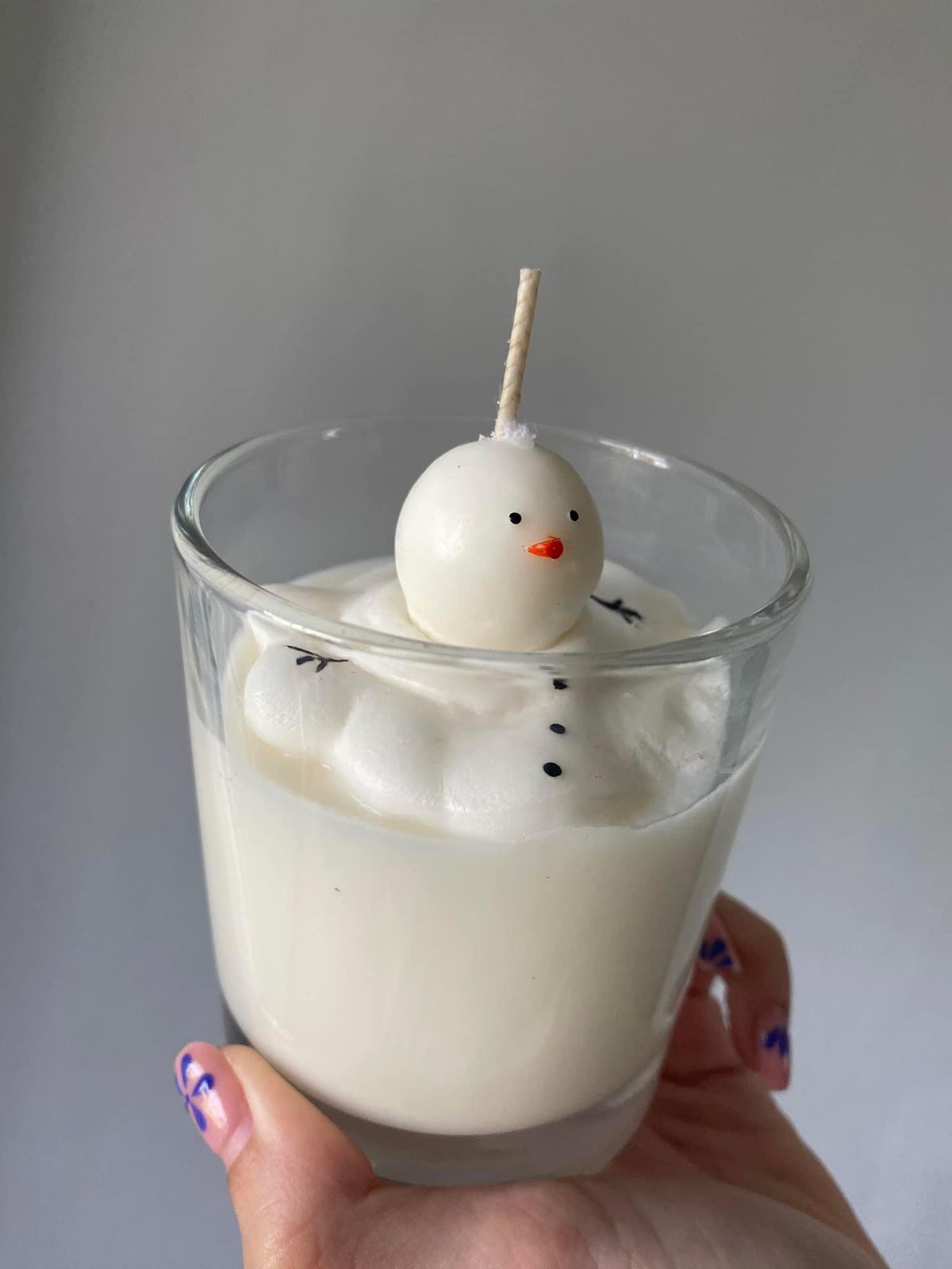 Melting Snowman Candles 